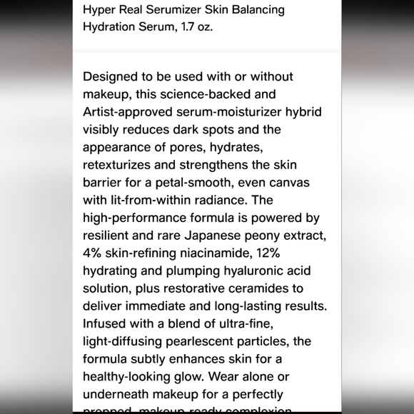 MAC Cosmetics Hyper Real Serum - Cream 1.7 Oz - Picture 4 of 7